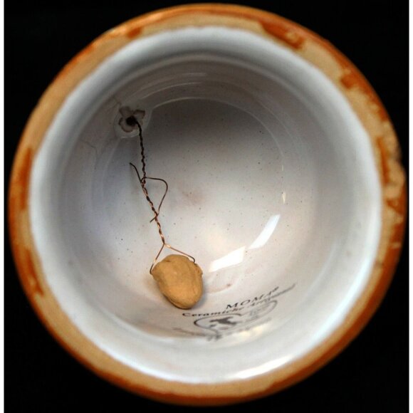 MOMA Deruta Ceramiche Artigianali Dragon Italian Pottery Bell Fima Forti - Picture 11 of 12